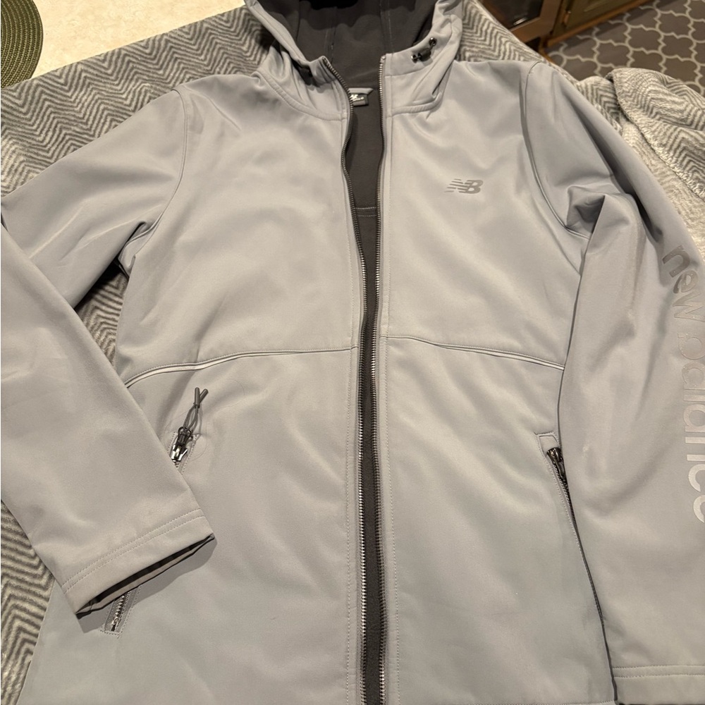 New Balance Light Gray Softshell Jacket - image 3
